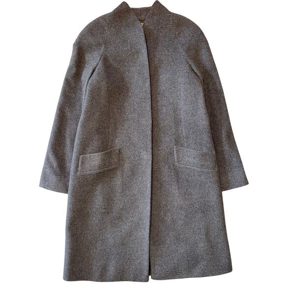 Katherine Kelly Jackets & Blazers - Katherine Kelly Cashmere Caccon Coat Gray 8